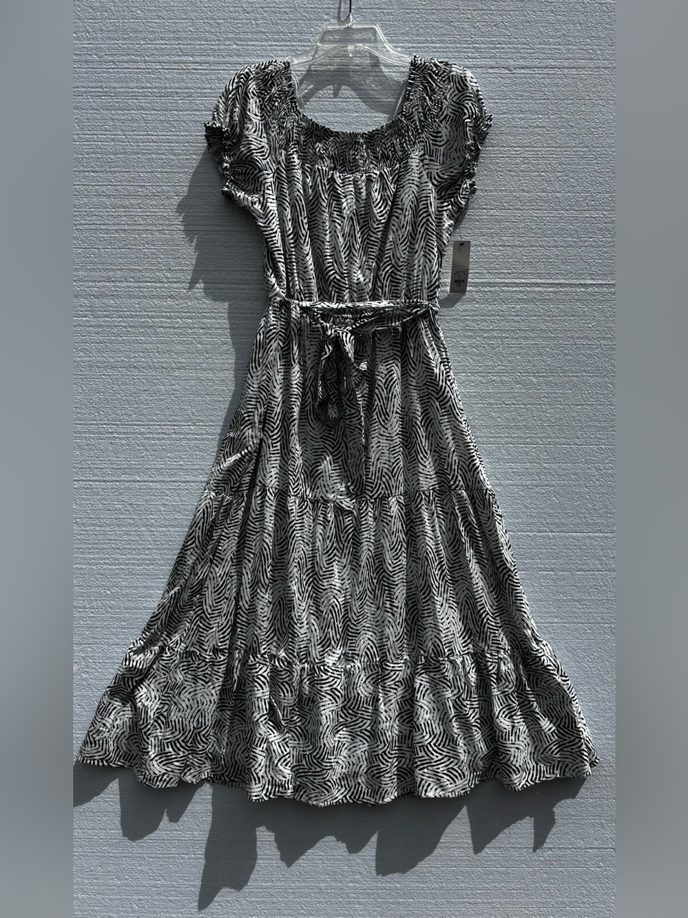 Francesca’s NWT Zebra Print Midi Size M